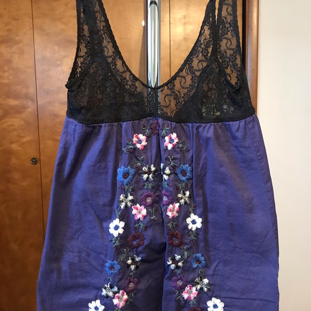 Free People embroidered top